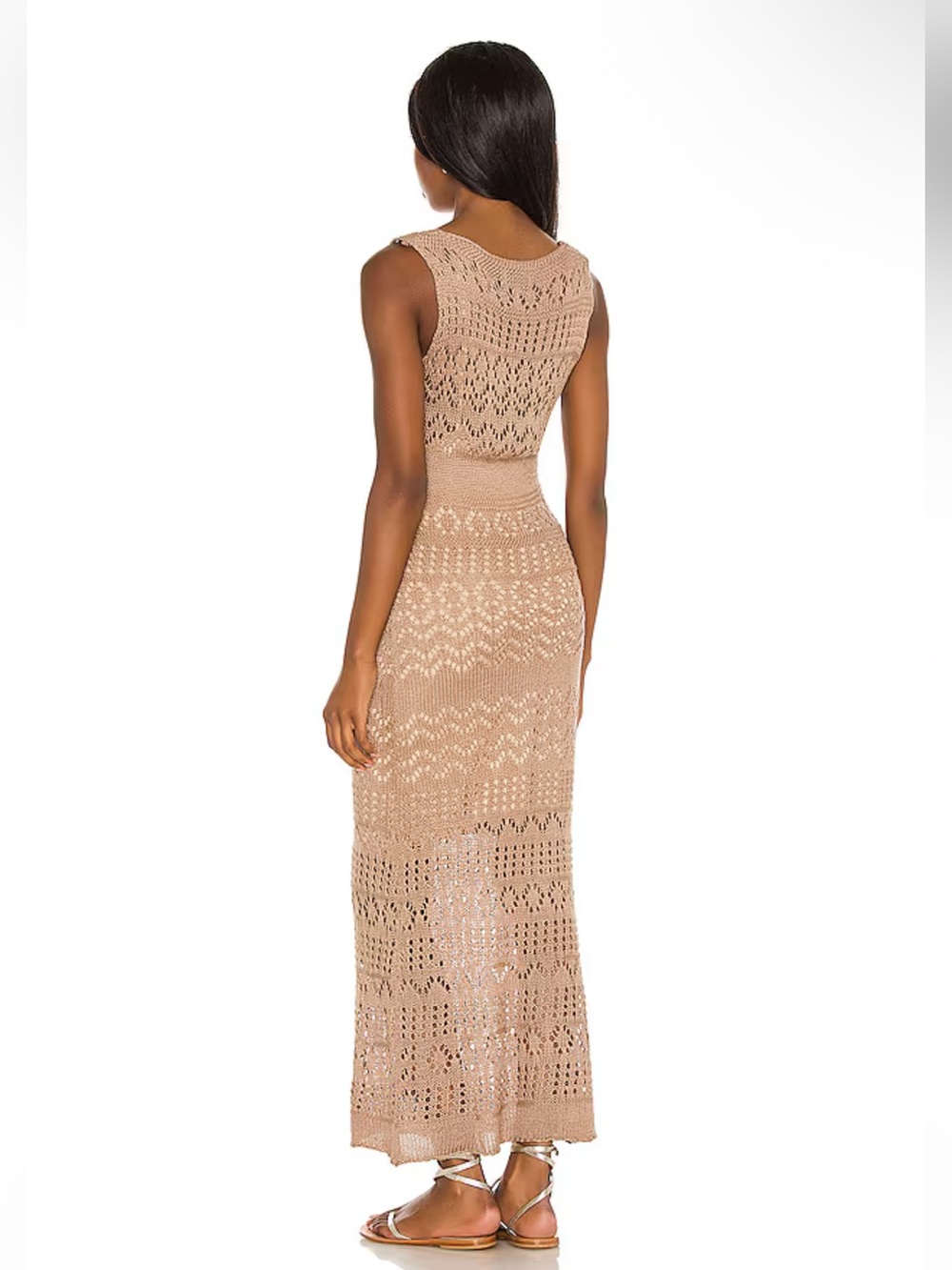 SNDYS Shona Maxi Dress in Mocha Size XS - Picture 2 of 10